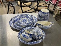 Bristol Blue By Crown Ducal England Dishes