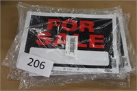 24- “for sale” signs