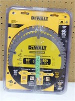 2 COMBO PACKS DEWALT CONSTRUCTION 10" SAW BLADES