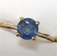 10K Gold & Sapphire Ring