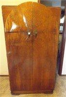 Antique Armoire 36" x 68" x 21" some loose veneer