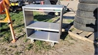 Stainless steel cart on casters