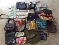19 purses, totes, cross body bags