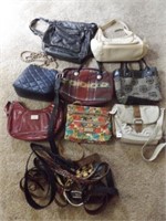 9 purses and belts