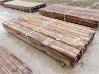 20 PCS. 5"x5"x8' PRESSURE TREATED LUMBER POSTS