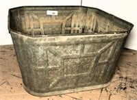 Galvanized Metal Wash Tub