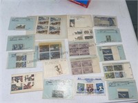 Assortment of uncirculated stamps and a few