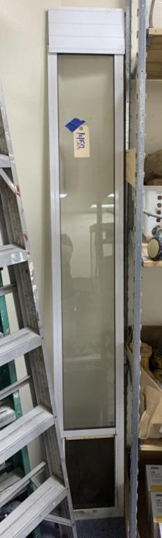 Door Side Glass in Frame 81"H