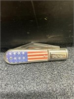 NOS USA Flag Master Barlow Pocket Knife