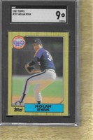 1987 Topps Nolan Ryan SGC 9