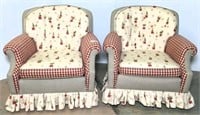 Century Furniture Topiary Pattern Upholstered