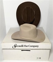 Dobbs West Felt Cowboy Hat & Serratelli 6X Cowboy