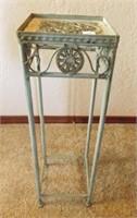 Metal Plant stand-23" by 7" square