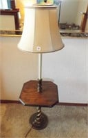 Floor Lamp stand w/ Brass bottom 51" tall