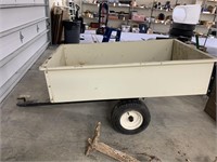 Agri Fab 17 cu ft Lawn Cart Dump Trailer 78"L