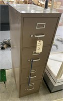 Hon 4-Drawer Metal File Cabinet-Letter Size