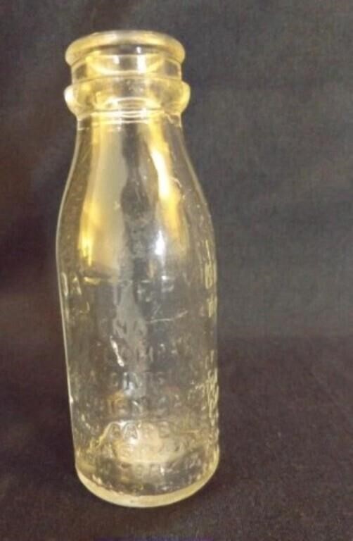 Battery Oil National Carbon Company glass bottle