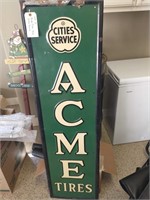 Vintage Acme Tires (Cities Service) Sign