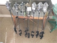 9 Wrought Iron Deck Torches