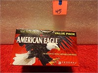 American Eagle 9mm 115gr FMJ 100rnds