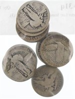Quarter Lot: Standing Liberty = 1929 (3),