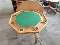 Wooden Poker Table