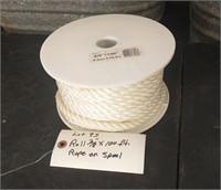 Roll 3/8" x 100 ft. Rope on Spool