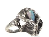 Opal Unmarked Cast Ring 6.3g TW Sz 7