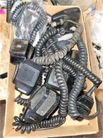 Lot of assorted CB microphones. As is.