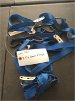 3 Blue Tie Down Straps