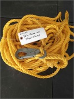 Poly Rope W/ Steel Clamp