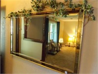 Large mirror 50" by 30" Frame Is wood not metal