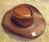 Leather Cowboy Hat-medium