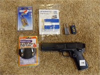 Marksman Repeater BB gun pistol, Brinks Locks