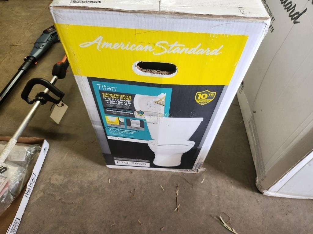 American Standard White Toilet