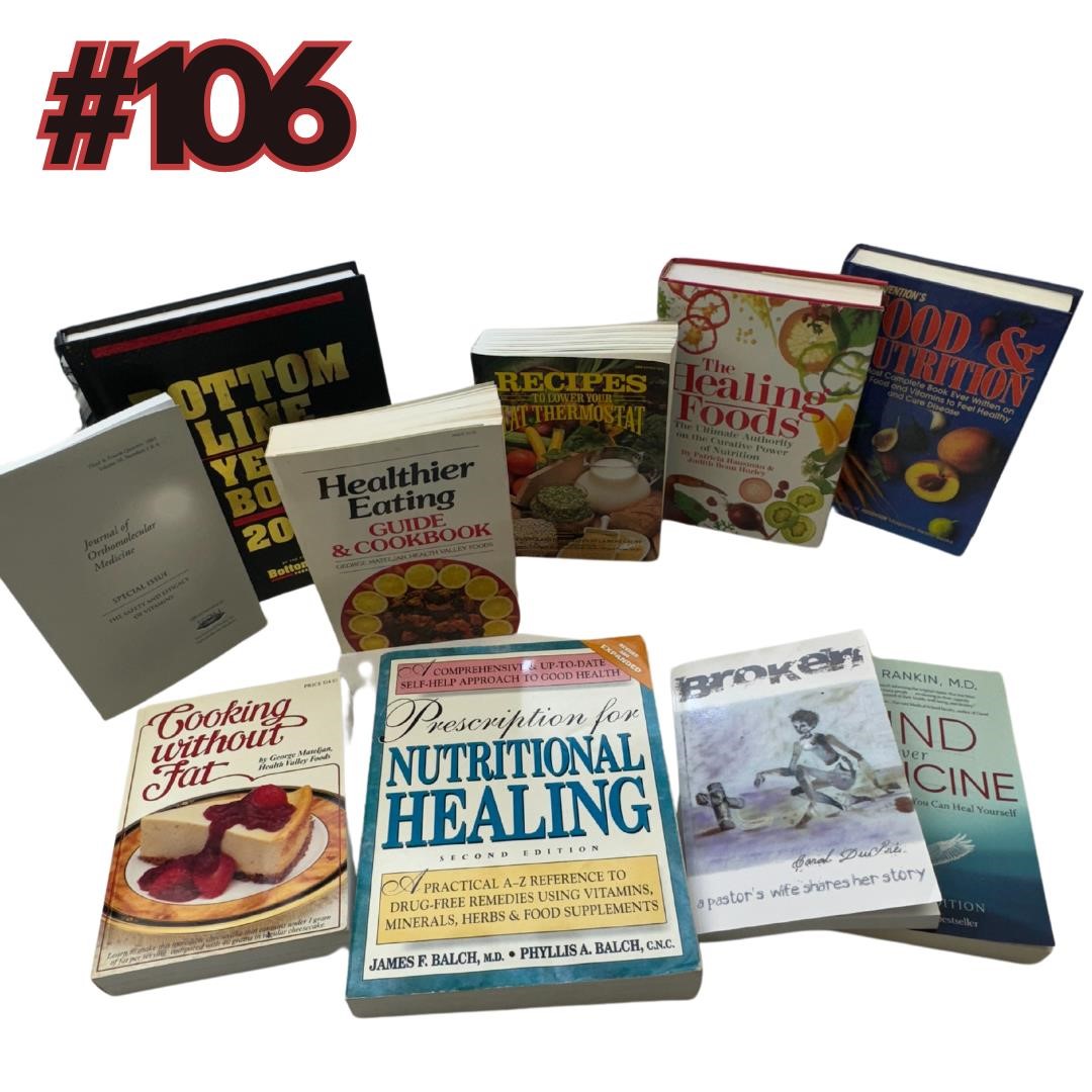 Cooking Healing, Recipes, & Health Books!