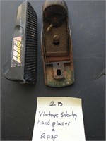 Vintage Stanley Hand Planer & Rasp