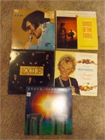 Albums Vinyl, Earth Wind & Fire, Elvis, Exile,