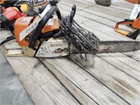 Stihl 341 Chainsaw with Chains