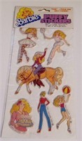 1984 Vintage Puffy Barbie Collector's Stickers #17
