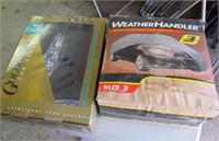 2 car covers, size M & size 3