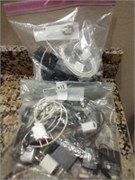 2 Bags Misc. Chargers, Cables, etc..