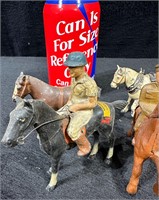 Antique Lead Horse & Soldier Figurine-Lot