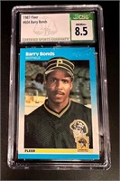 1987 Barry Bonds CSG 8.5 Baseball Card