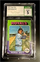 1975 George Brett Topps Mini CSG 5 Baseball Card