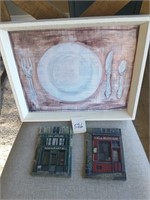 Place Setting Picture & Store Front Wall Art