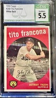 1959 Tito Francona CSG 5.5 Baseball Card