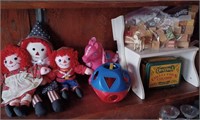 Collector's Raggedy Ann & Andy Dolls, Toys & Woodr