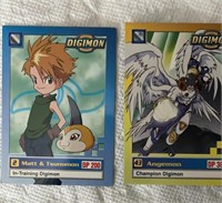 2 Digimon Collectors Trading Cards #5/34 & #33 of