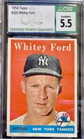 1958 Whitey Ford CSG 5.5 Baseball Card